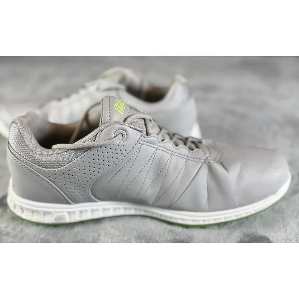 Skechers GO GOLF Shoes Mens Size 8.5 Gray Goga‎ Max Lightweight Spikeless Golf